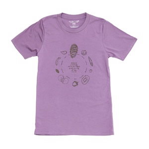 TROLL TEE: CIRCLE OF SEEDS PURPLE